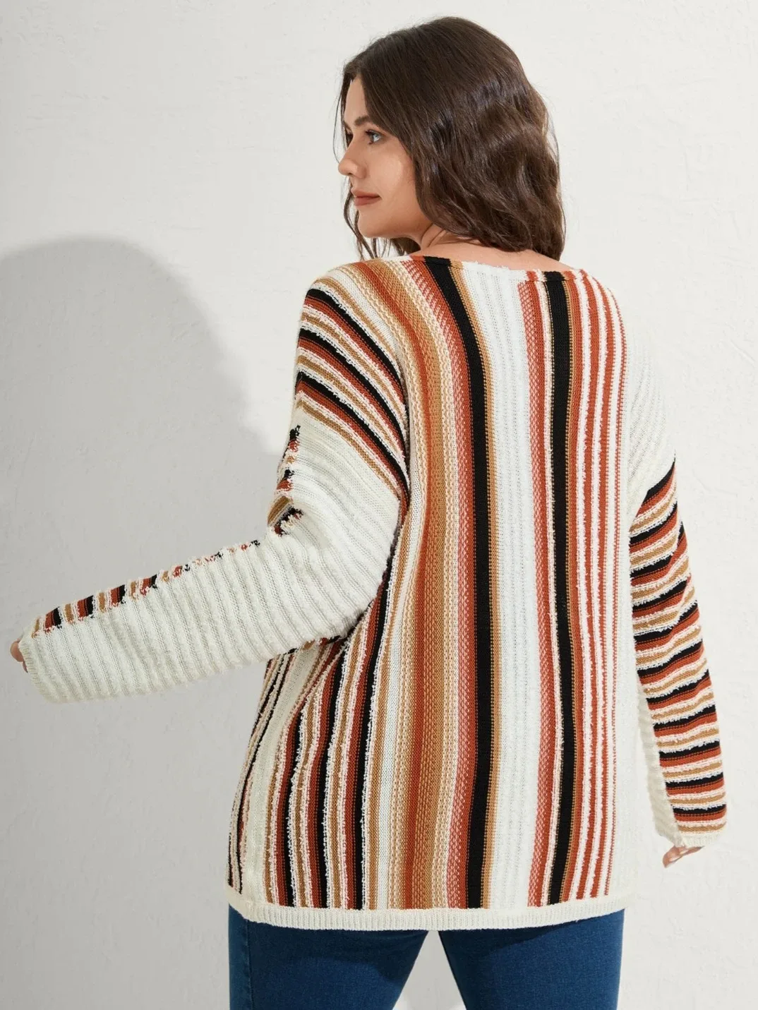 Soft Striped Sweater image indicator(5)