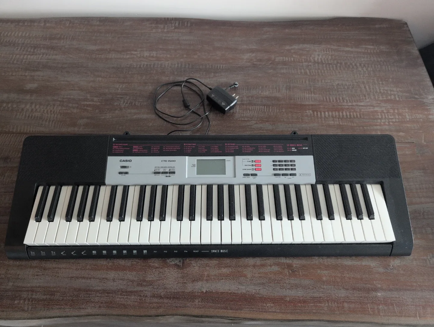 Casio CTK-1500 Keyboard with Adapter image indicator(2)