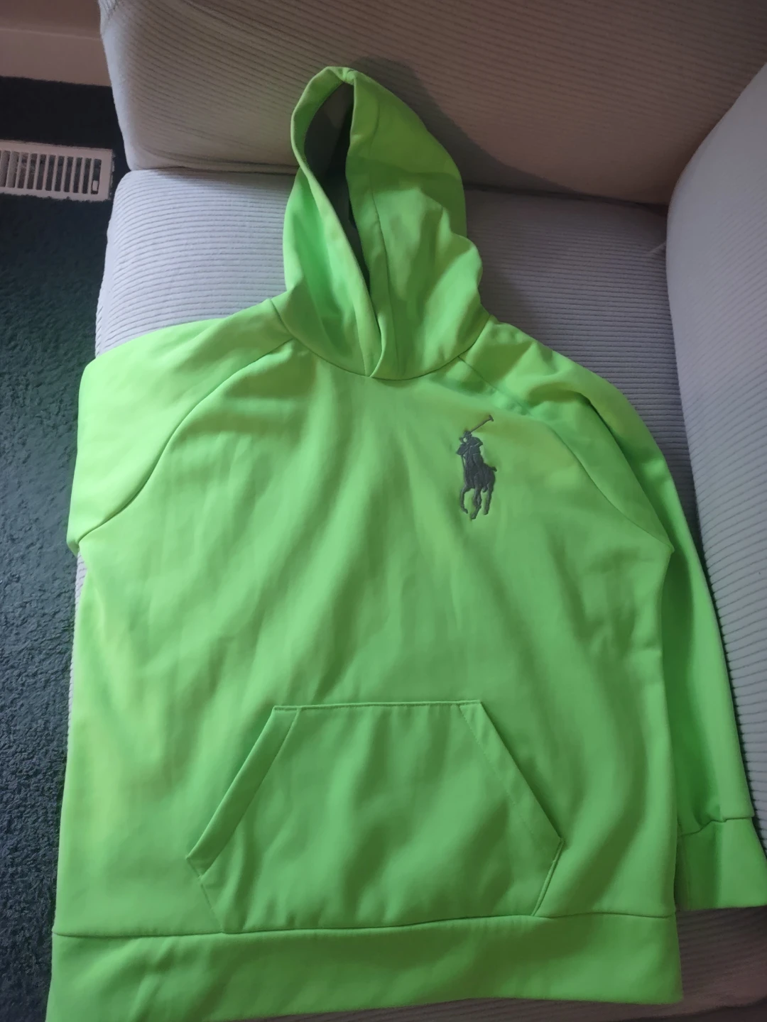 Ralph Lauren Neon Green Hoodie