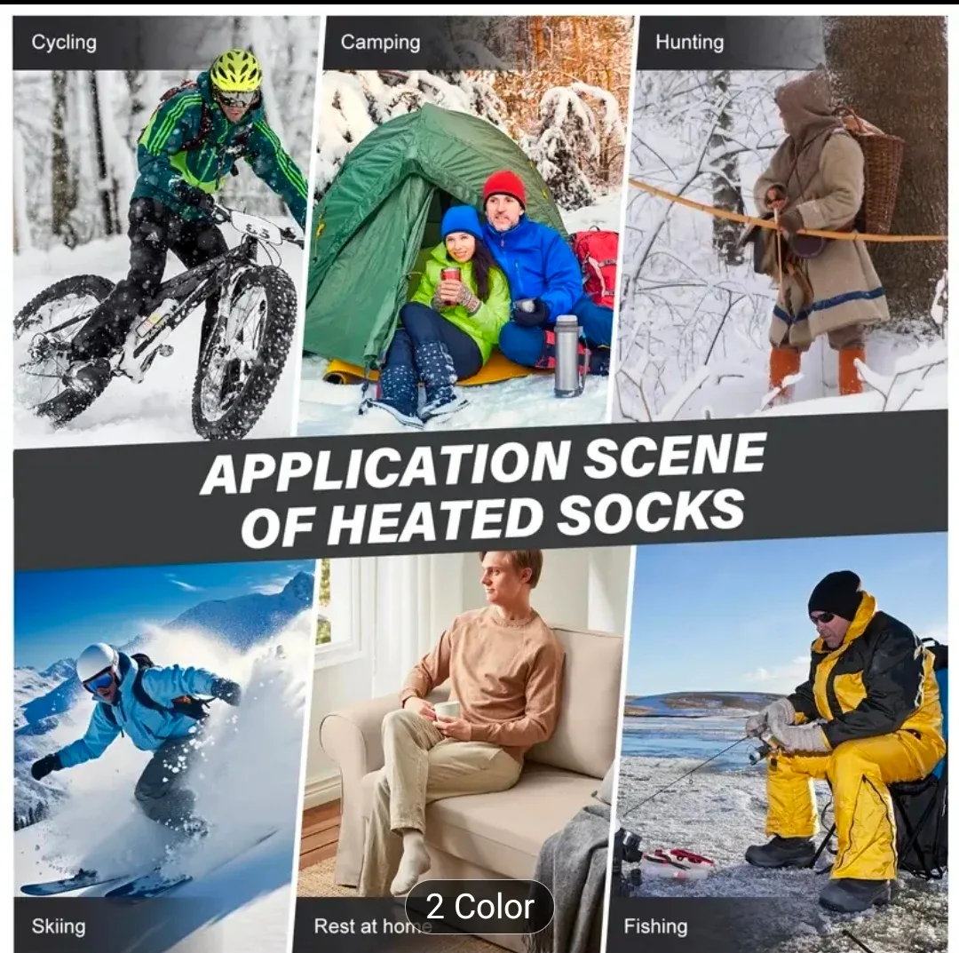 Washable Heated Socks with 4 Heating Levels image indicator(2)