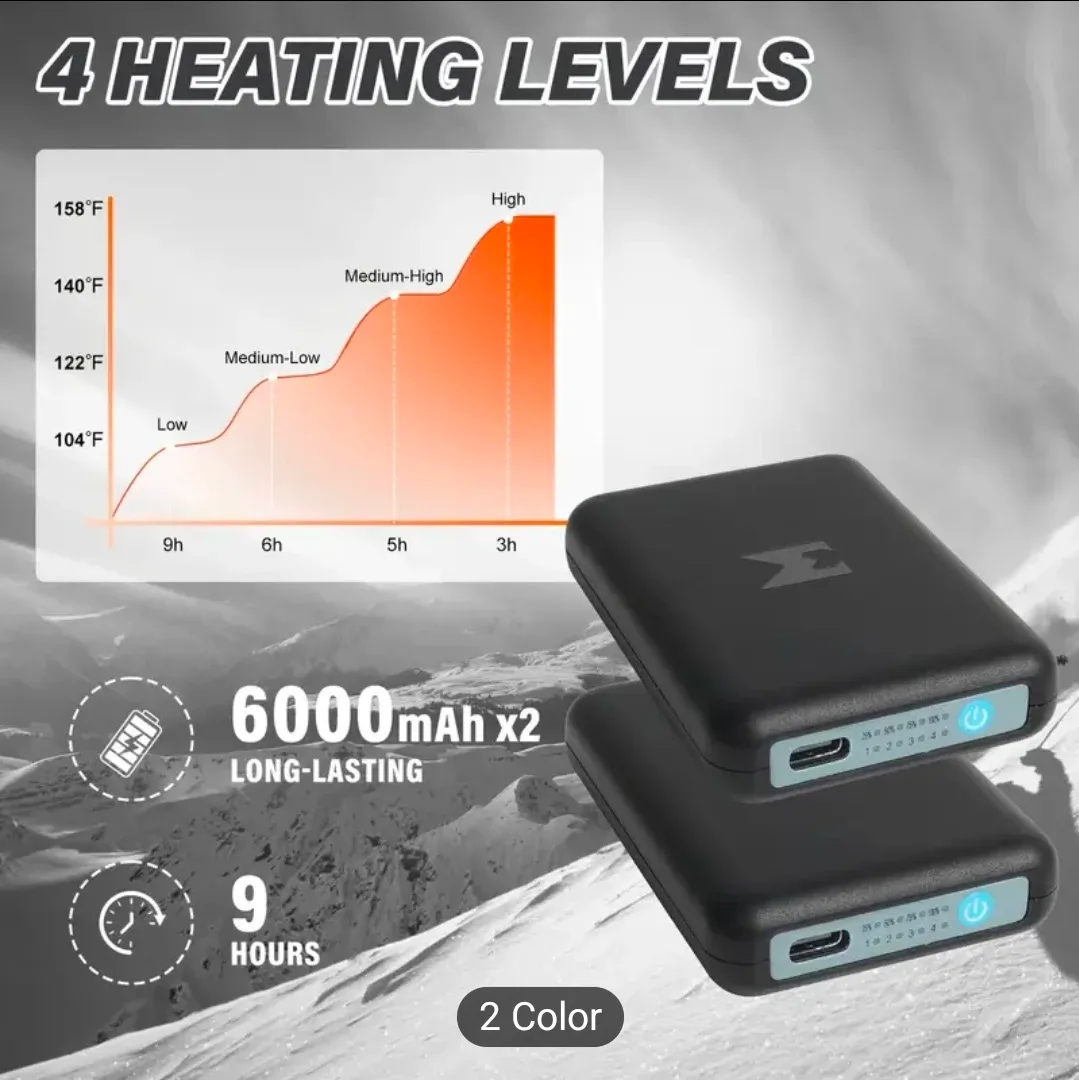 Washable Heated Socks with 4 Heating Levels image indicator(4)