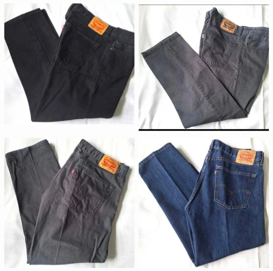 Levi's 505 Jeans Men's 36X29 Regular Straight Leg Denim Jeans