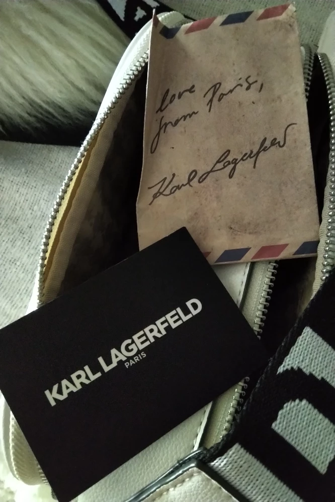 Karl Lagerfeld White Crossbody Bag/NEW - photo 5