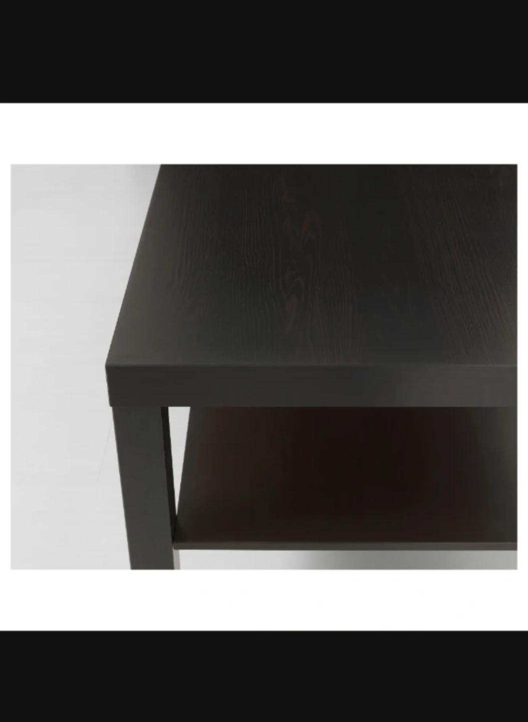IKEA Lack Coffee Table - Black/Brown - photo 3