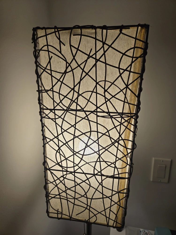 Wicker Floor Lamp - 54" Tall - photo 3