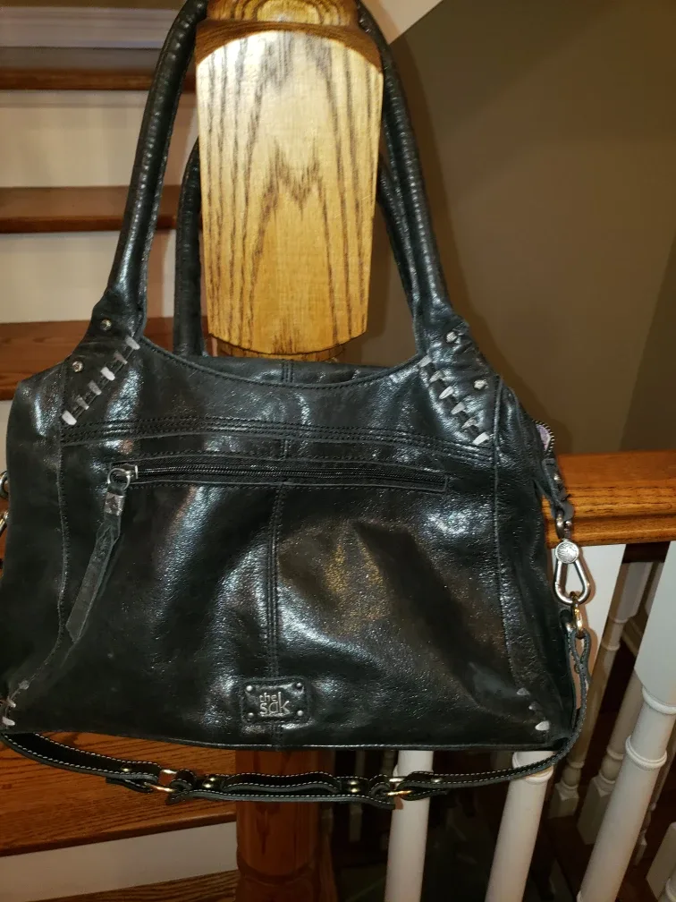 The Sak black leather handbag image indicator(2)