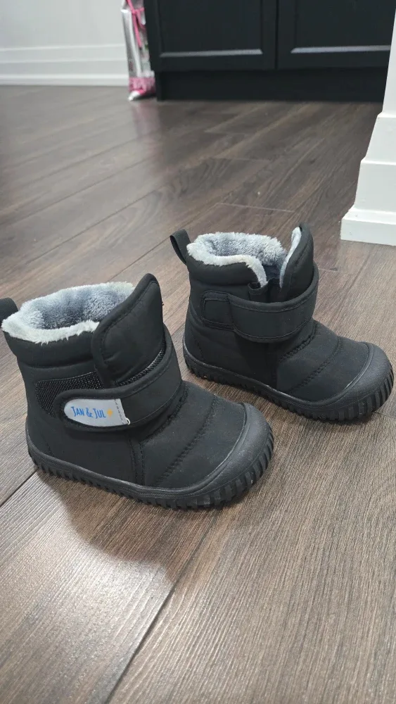 Jan & Jul Black Toasty-Dry Booties - Size 7 Toddler image indicator(7)