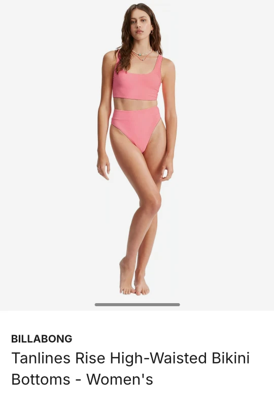 Billabong Tanlines Rise High-Waisted Bikini Bottoms - L - photo 3