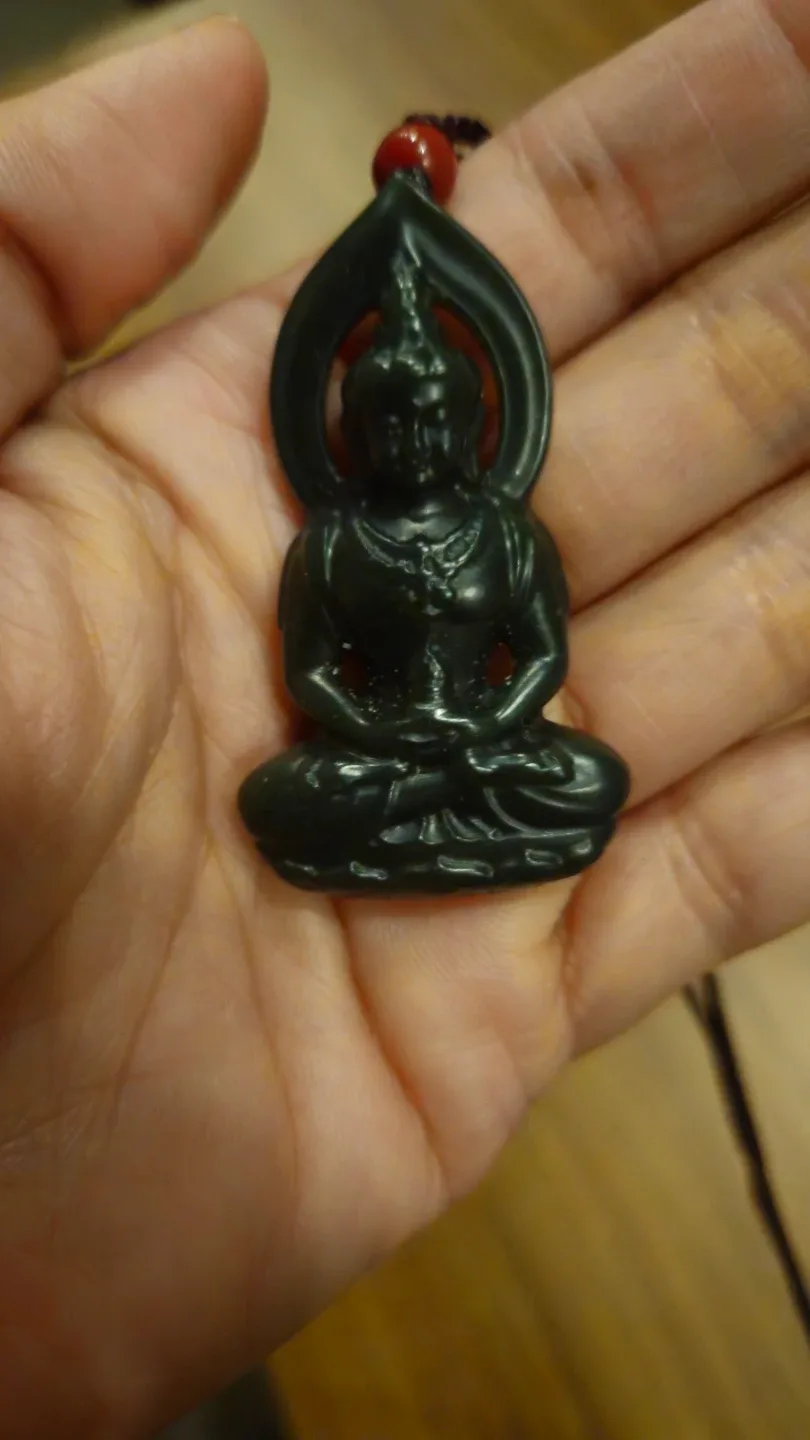 Red Bead Bracelet and Buddha Pendant image indicator(5)