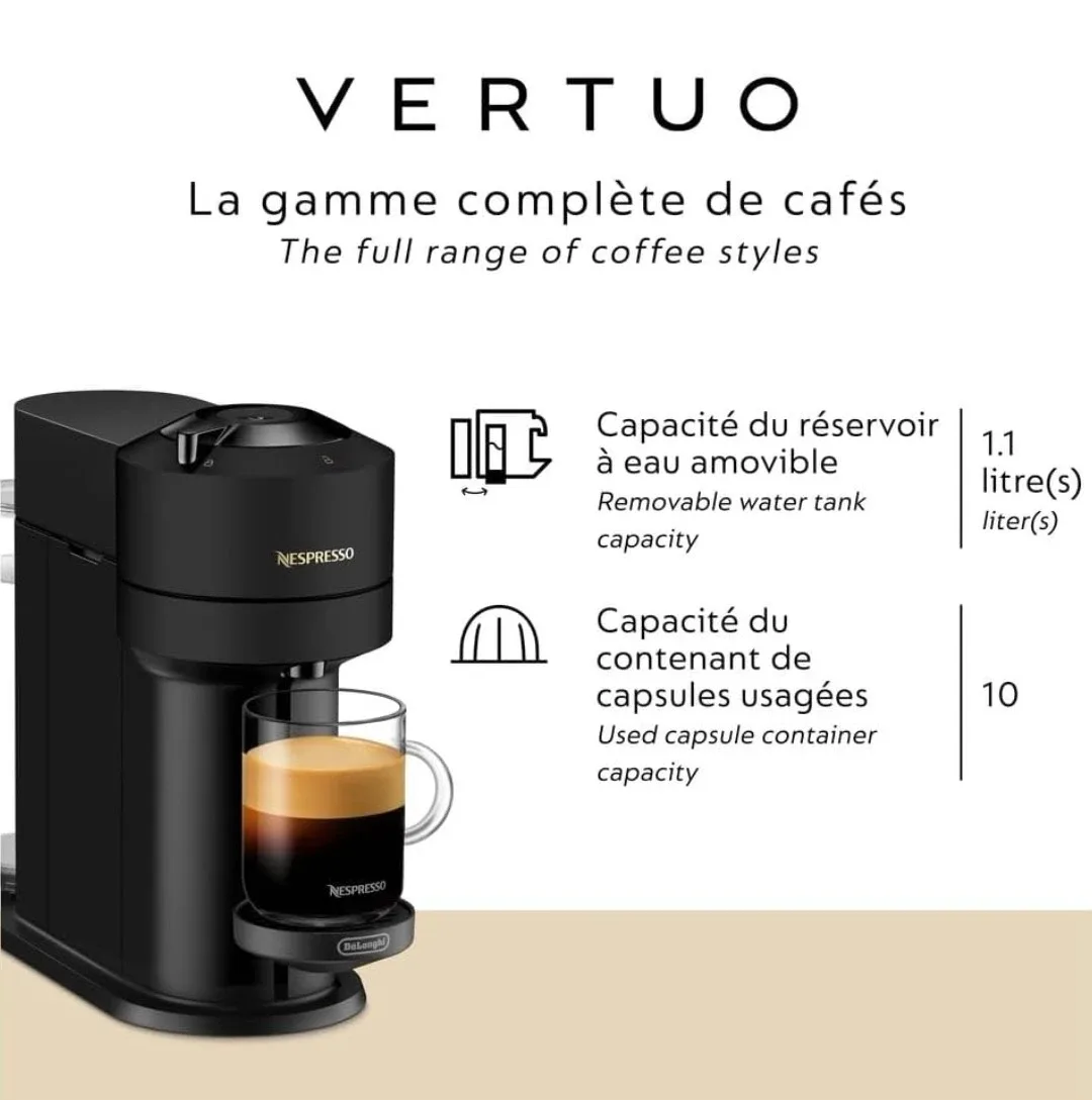 Nespresso Vertuo Next Coffee & Espresso Maker image indicator(6)