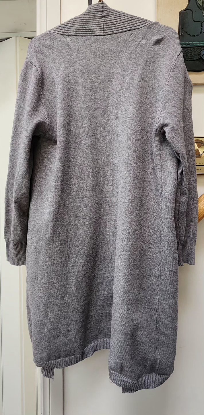 Long knitted Cardigan - photo 2