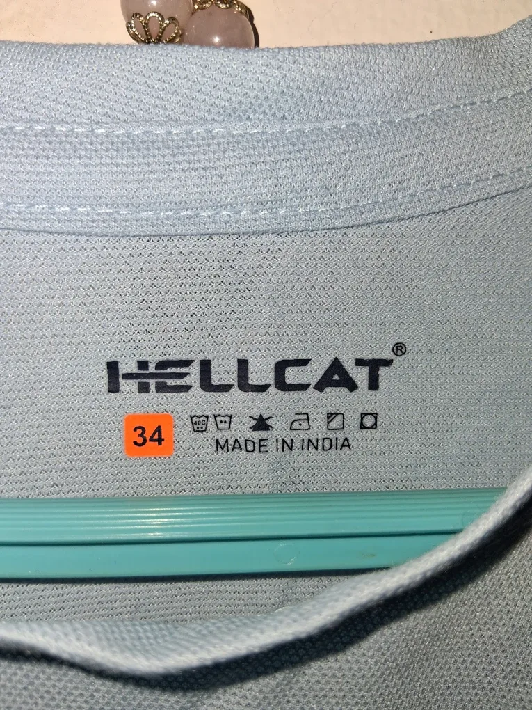 Hellcat Light Blue Skater T-Shirt - Size 34 XS image indicator(2)