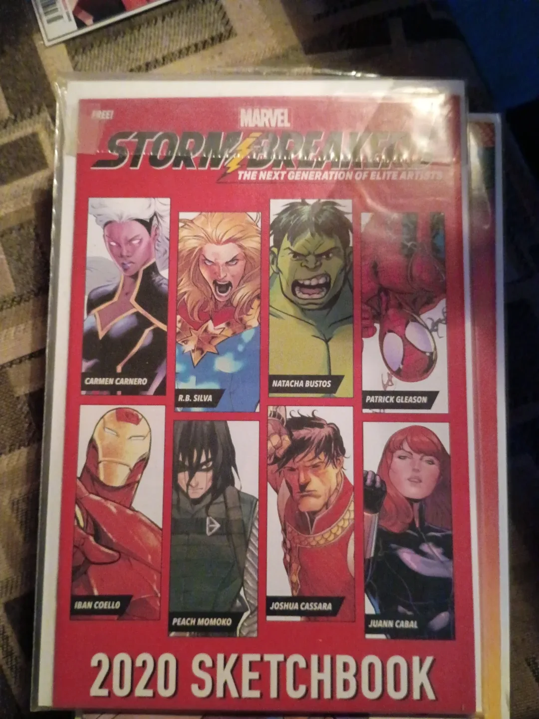 Marvel Stormbreaker 2020 Sketchbook