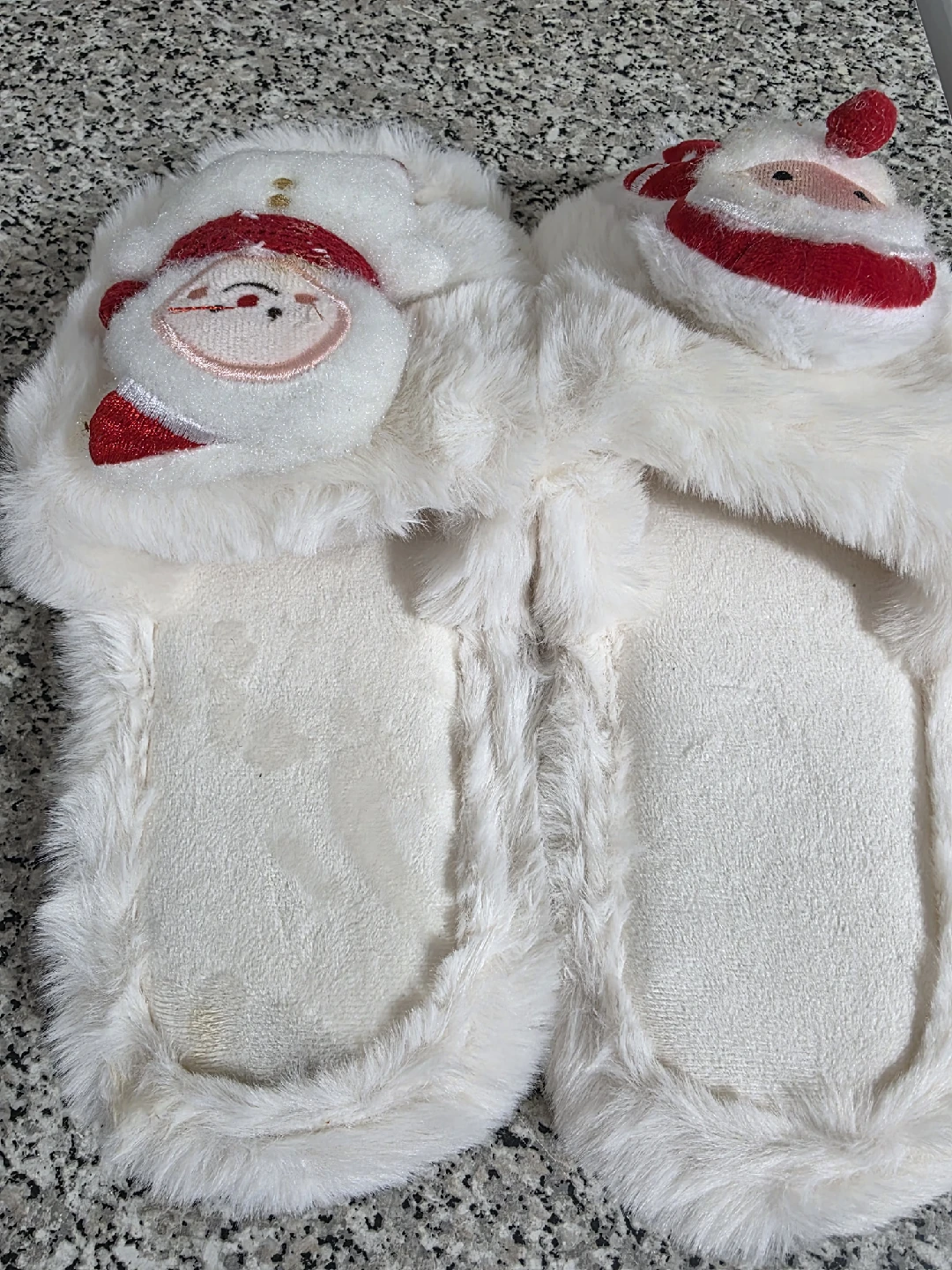 Santa & Snowman Plush Slippers - photo 5