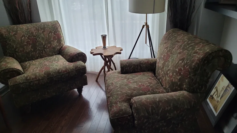 Floral Patterned Armchair