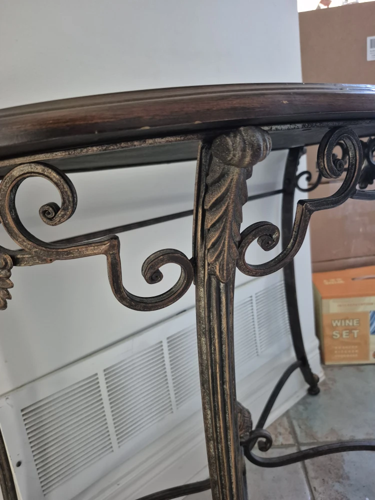 Half-Moon Entryway Table - photo 3