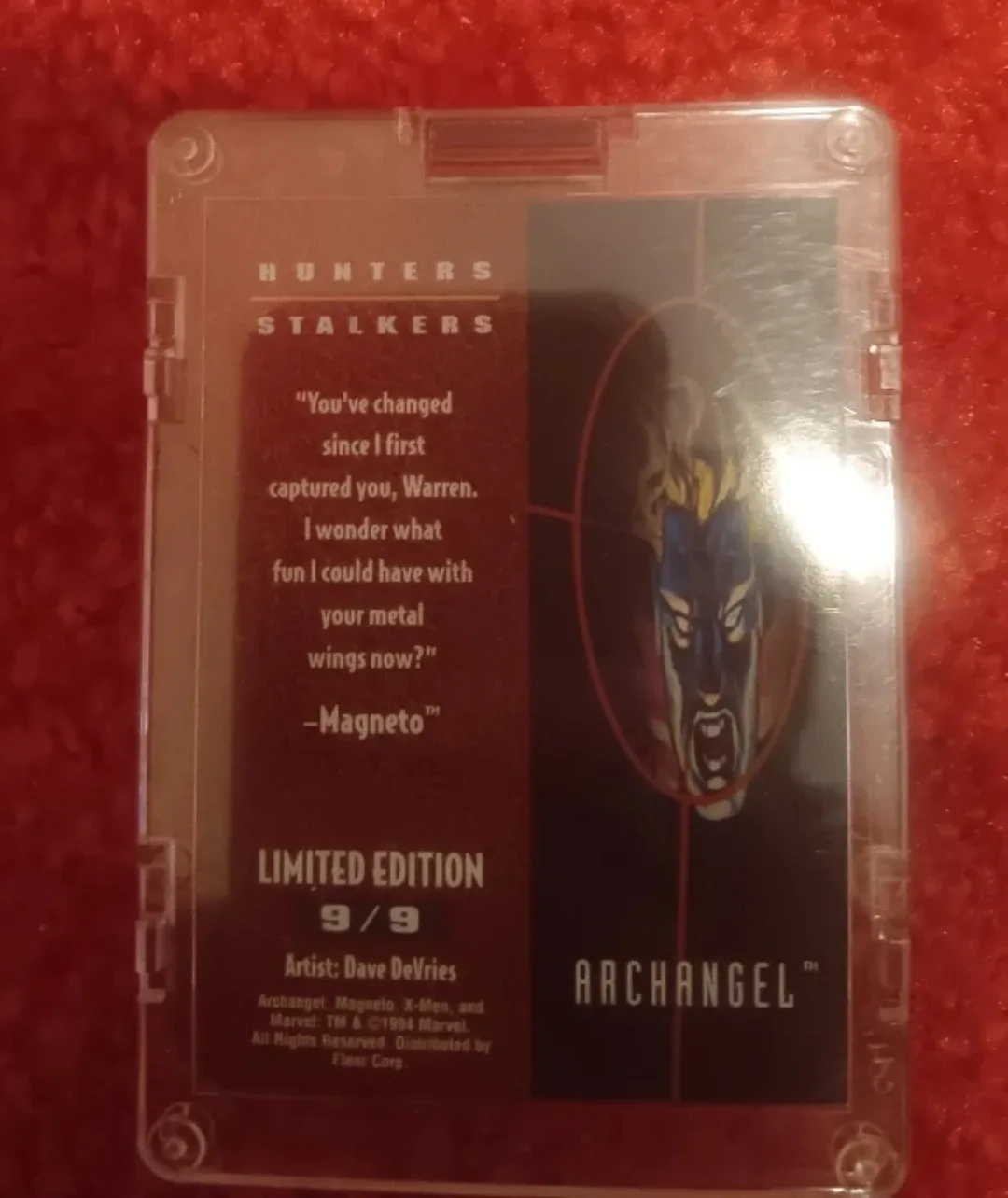 Archangel Marvel Trading Card Limited Edition image indicator(2)