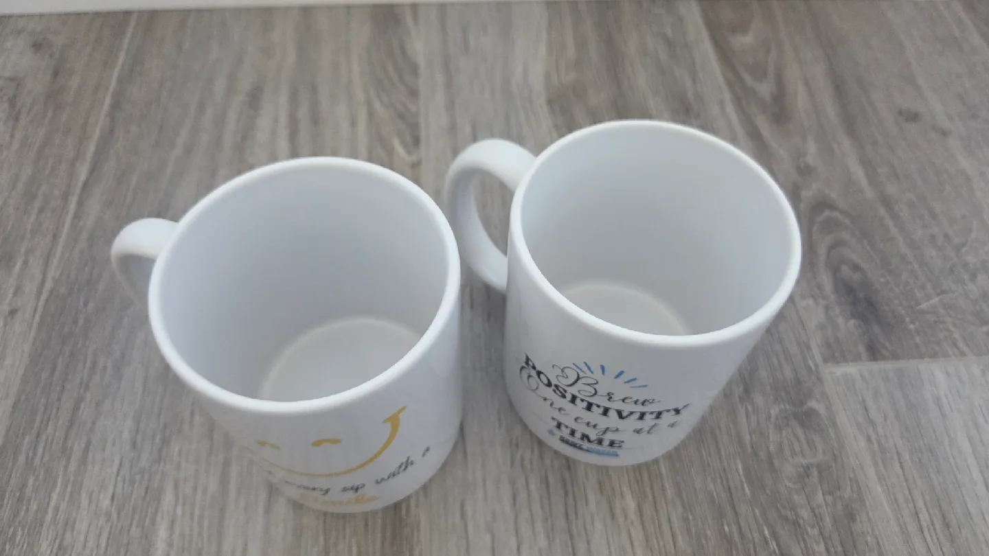 Two Decorative Ceramic Mugs image indicator(3)