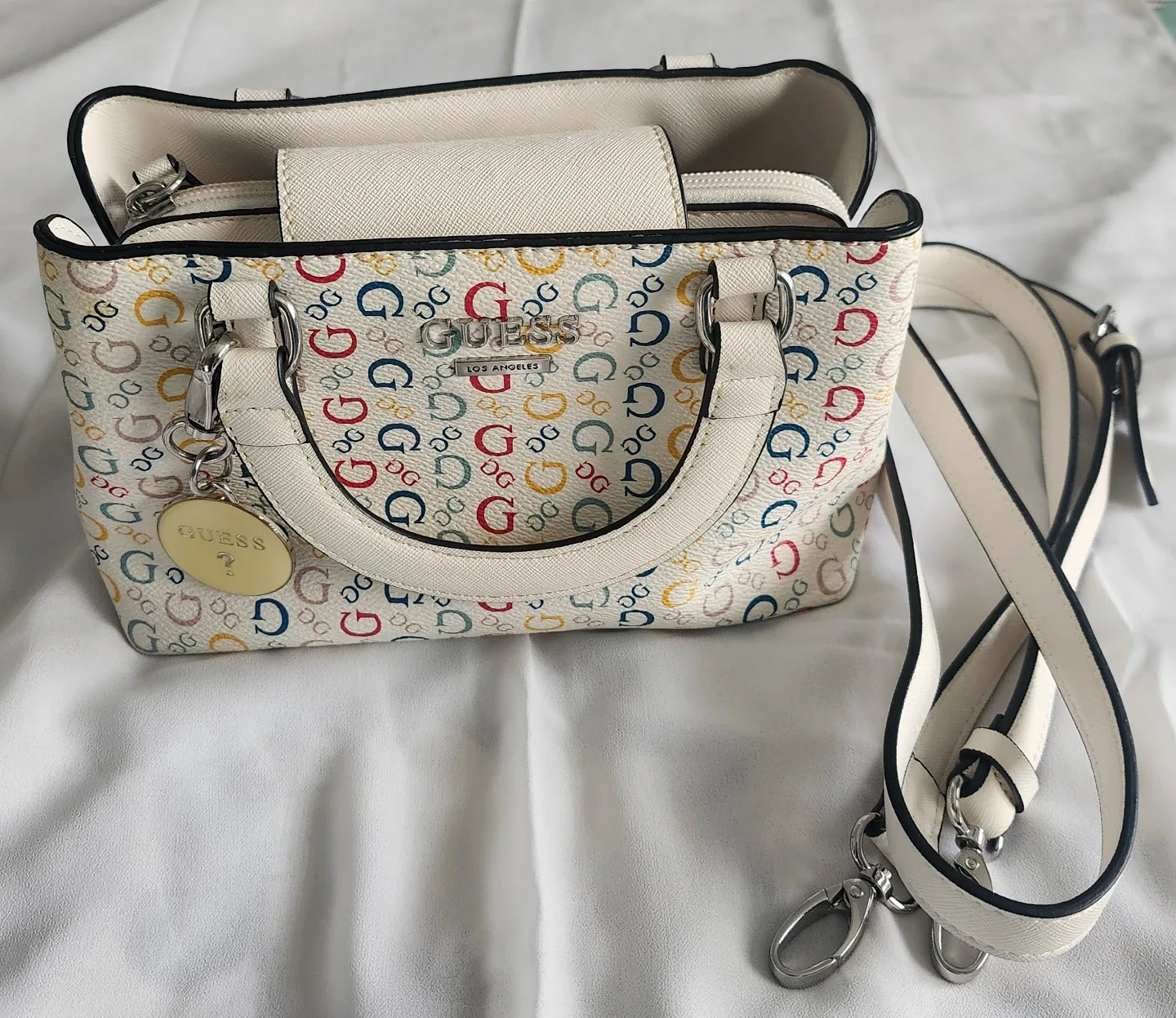 Guess Satchel Bag - Multi-coloured , like new image indicator(2)