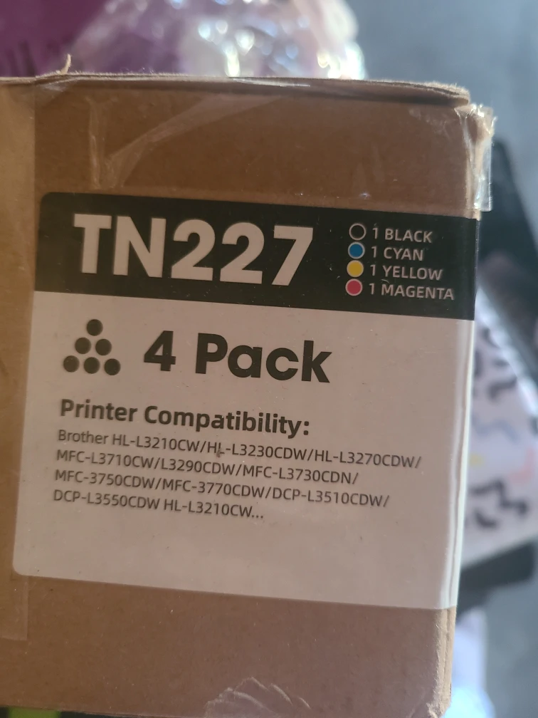 Brother TN227 Ink Cartridge 4 Pack - New