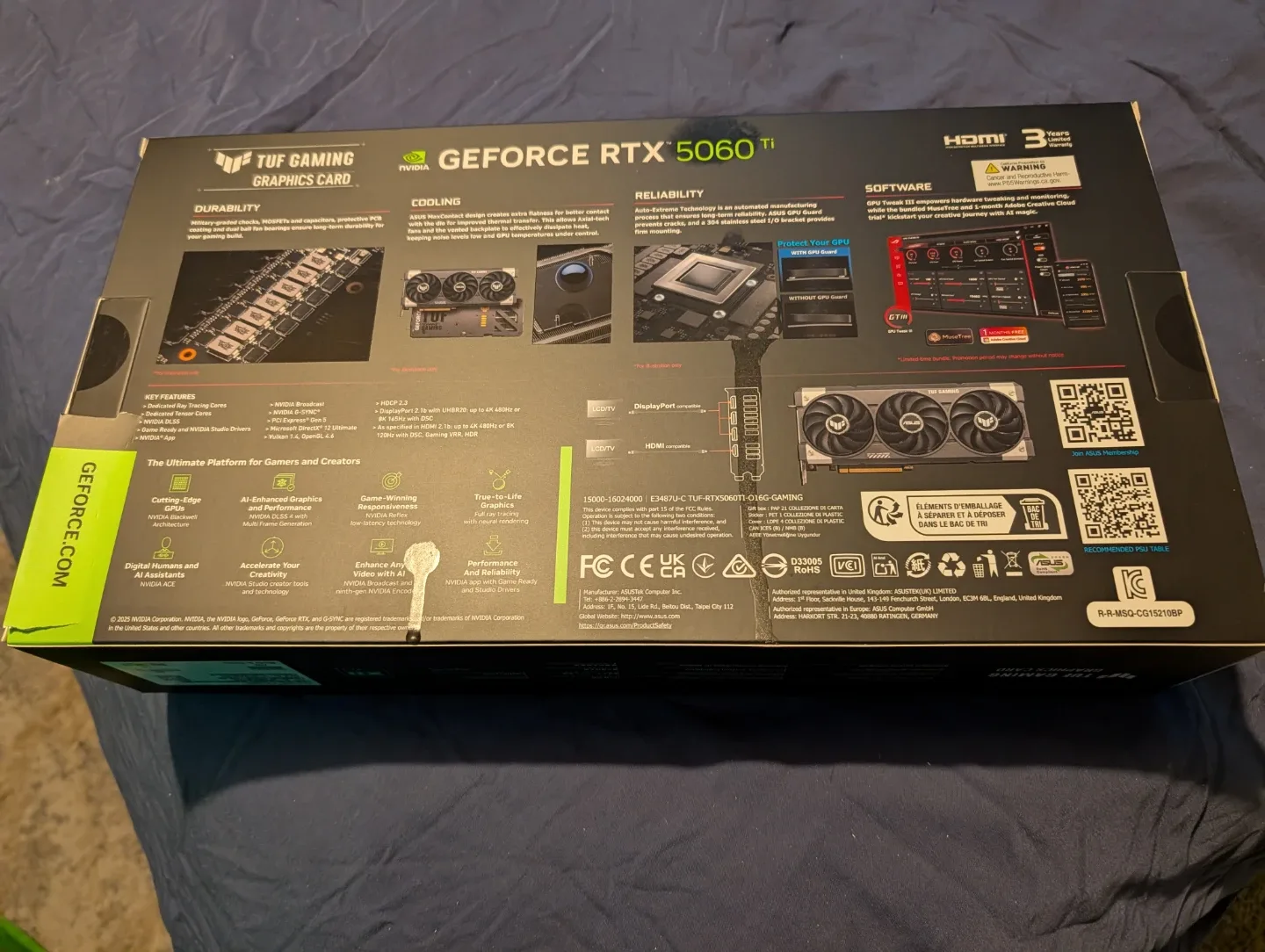 ASUS TUF Gaming GeForce RTX 5060Ti 16GB Graphics Card image indicator(4)