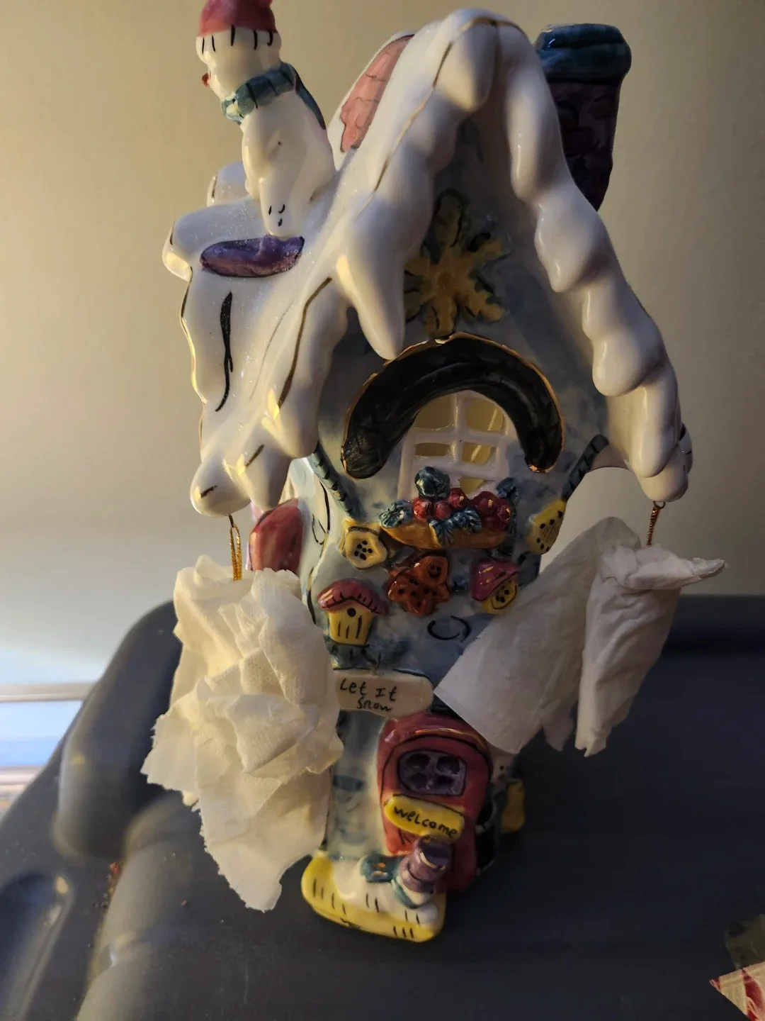 Ceramic Christmas Village House image indicator(3)