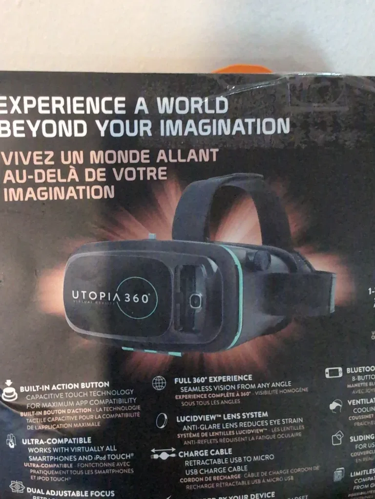 Utopia 360° Virtual Reality Headset - New in Box!