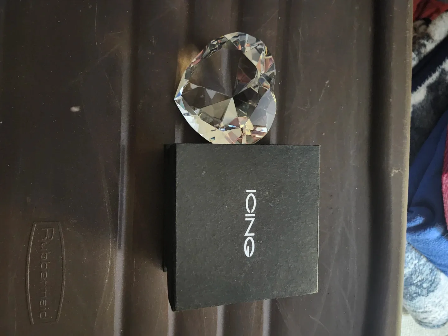 Icing Heart Crystal Figurine with Box thumbnail