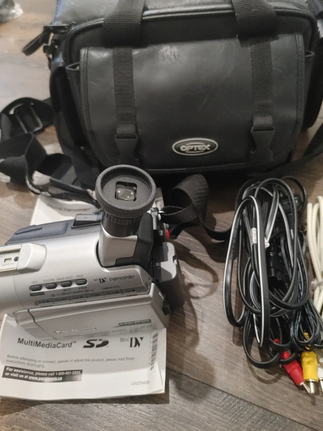 🥕PANASONIC VIDEO CAMCORDER PV-DV201-K SOLD AS IS image indicator(6)