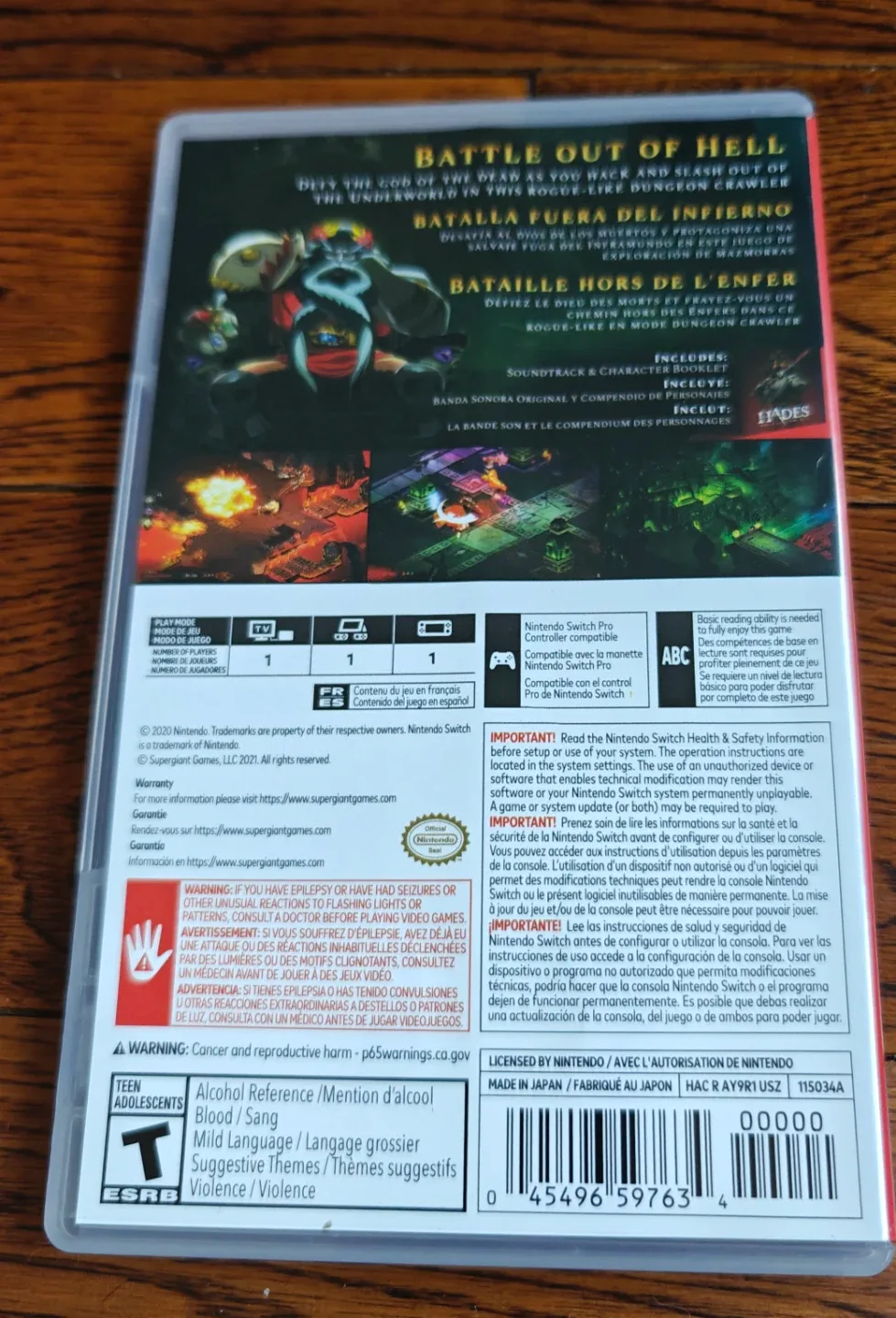 Hades for Nintendo Switch, Switch 2 (Like new) image indicator(4)