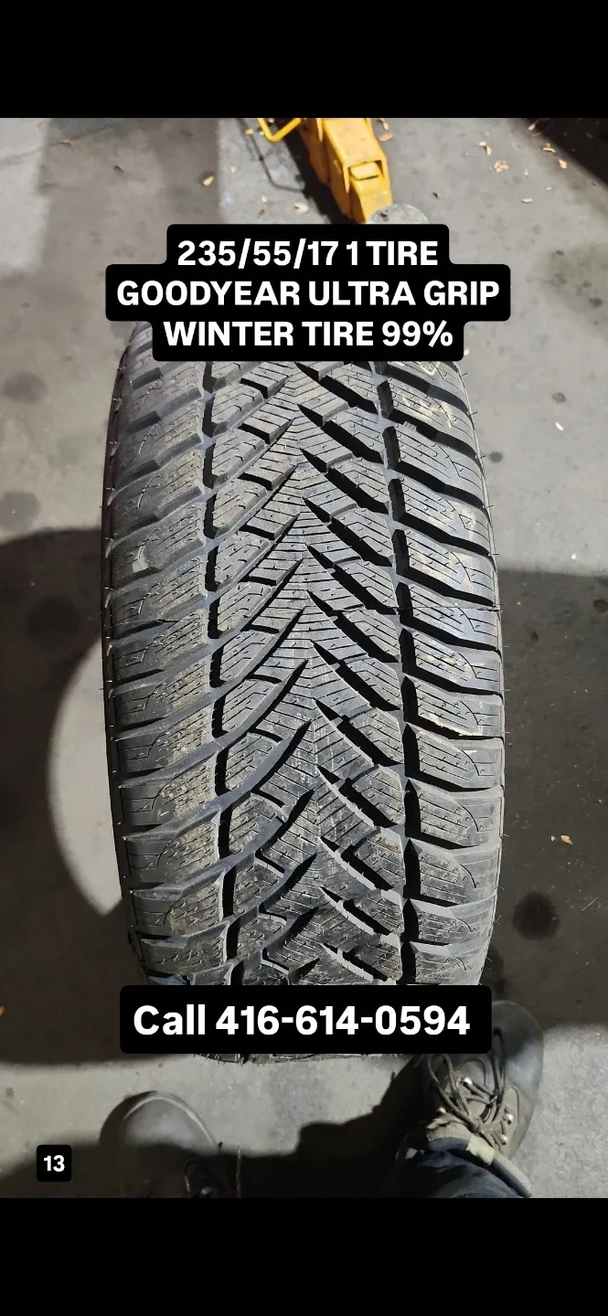 Goodyear Ultra Grip Winter Tire 235/55/17 thumbnail