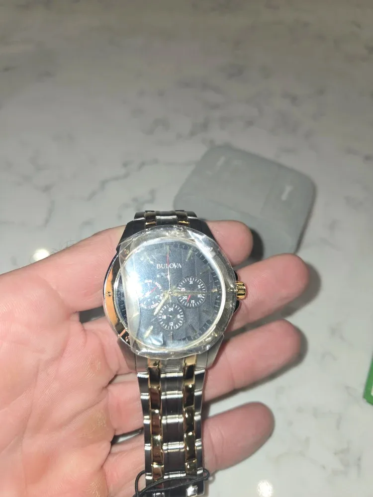 New Bulova Men's Watch - Silver & Gold image indicator(3)