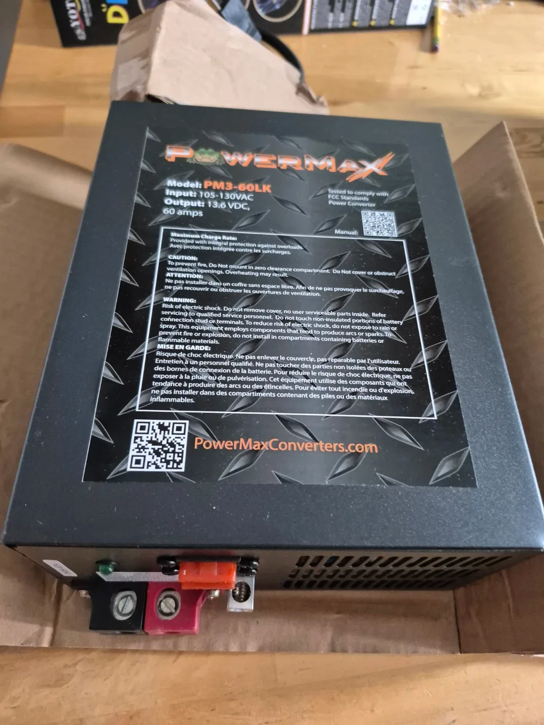 PowerMax PM3-60LK 60 Amp Power Converter image indicator(3)