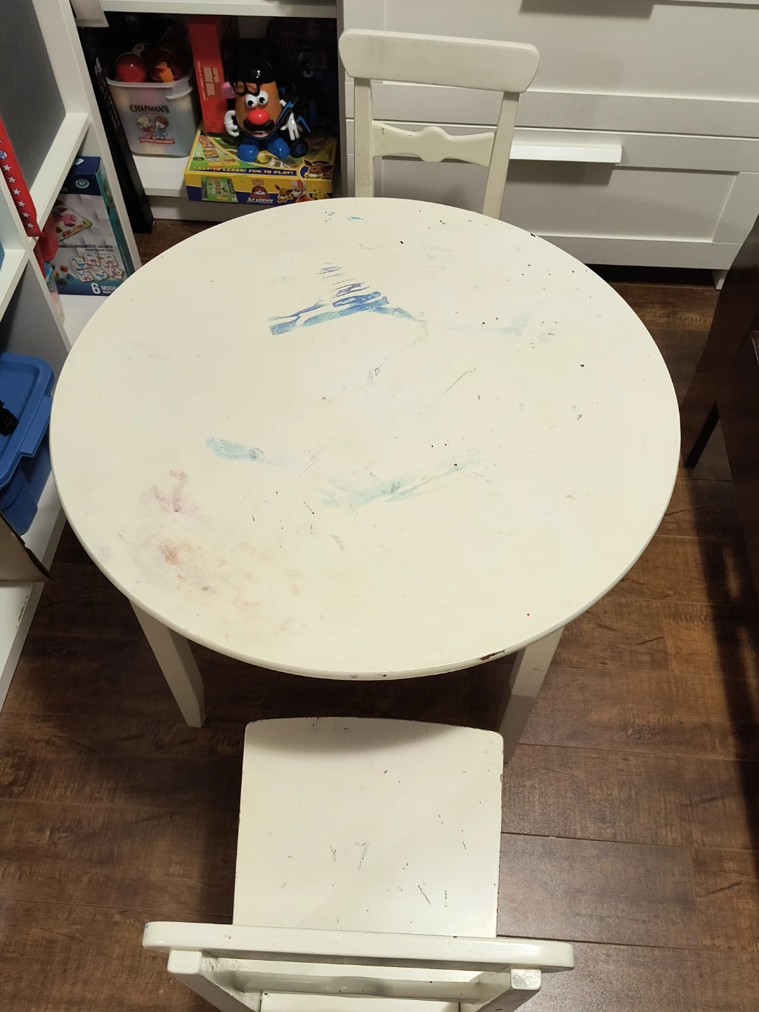 FREE Kids White Round Table with Chairs