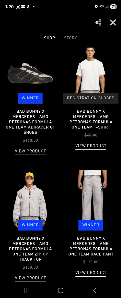 Adidas Bad Bunny Race Pant - photo 2