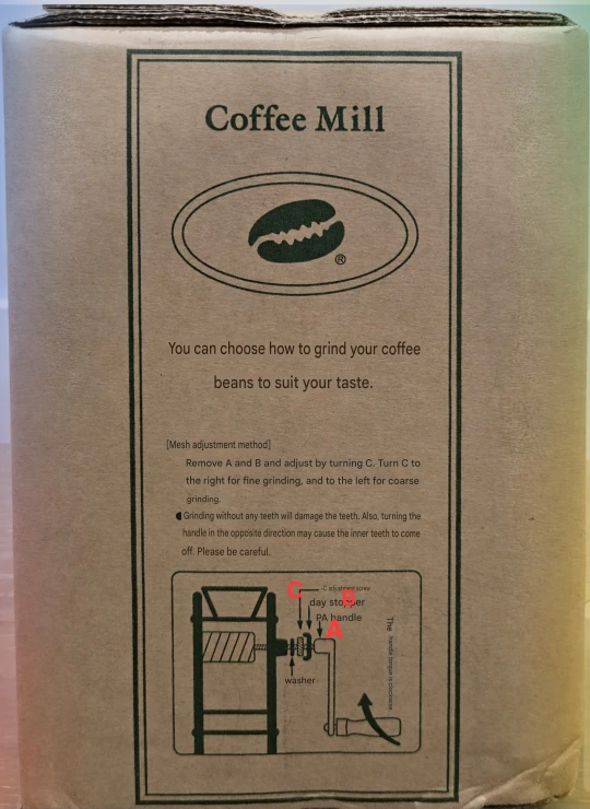 Manual Iron Coffee Mill/Grinder - photo 4