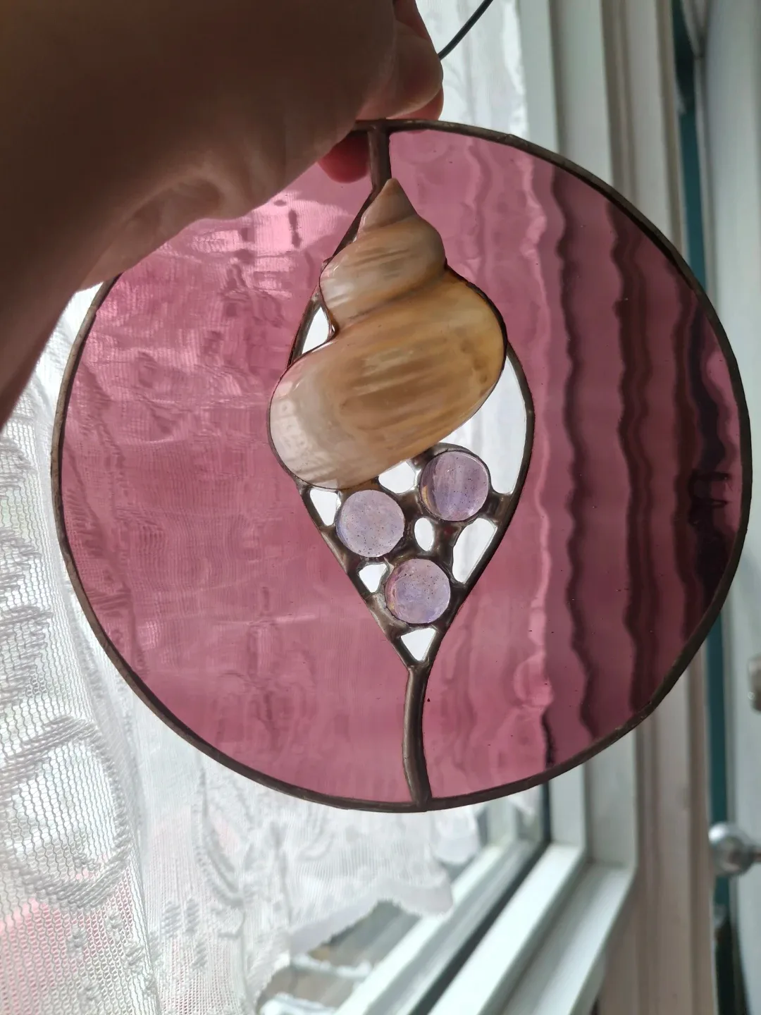 Stained Glass Shell Ornament image indicator(3)