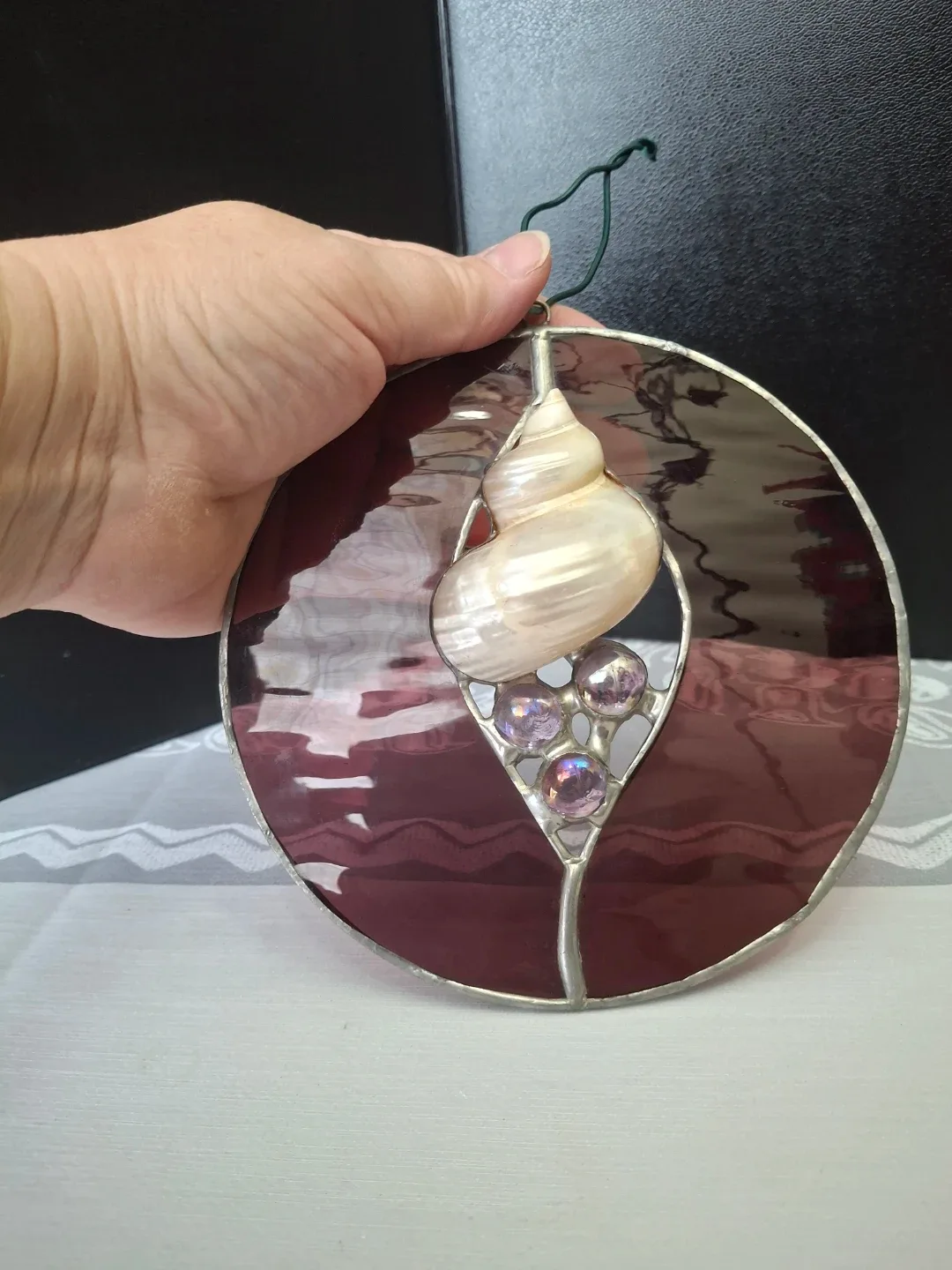 Stained Glass Shell Ornament image indicator(4)
