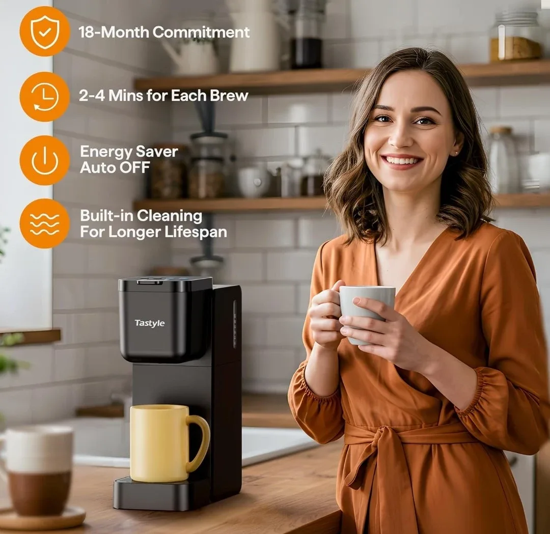 Tastyle Single Serve Coffee Maker - Like New! image indicator(3)