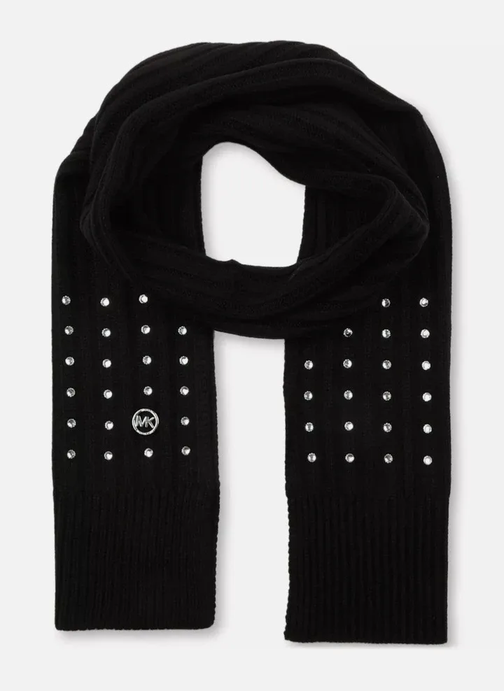 Michael Kors Beanie & Scarf with Rhinestones image indicator(7)