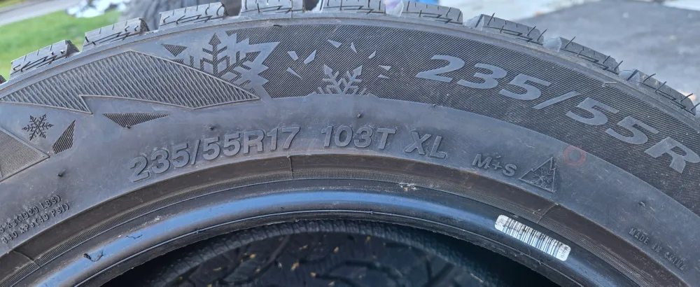 Landspider Winter tires. (235/55/R17) used 1 season. image indicator(7)