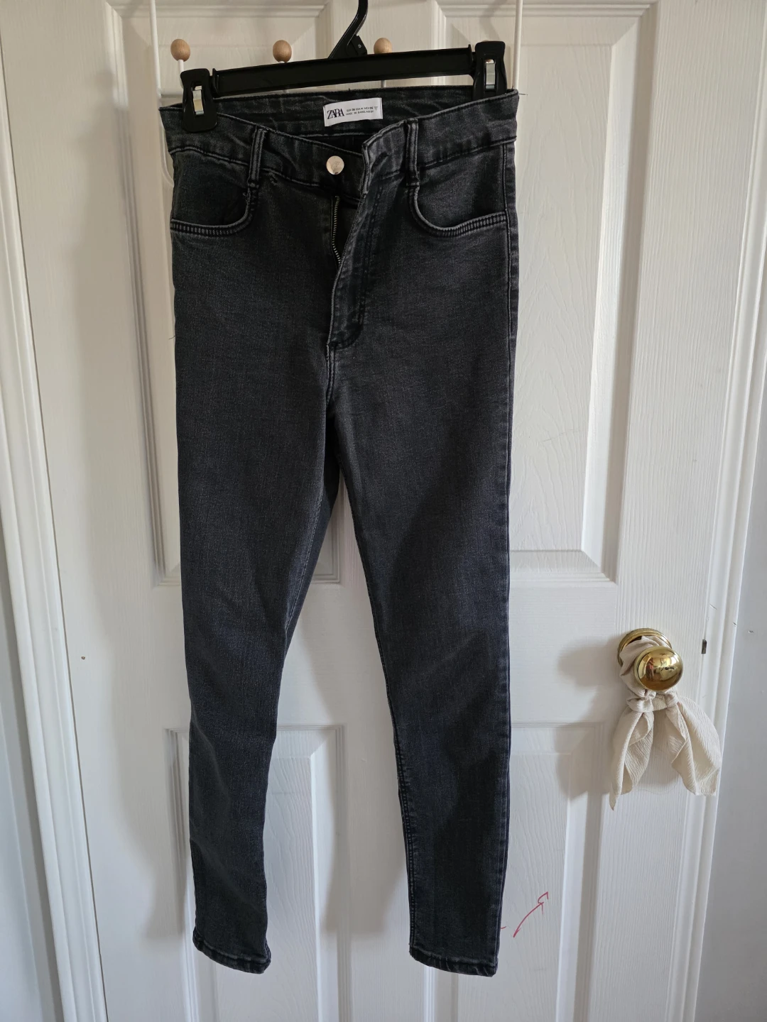 Zara Black Denim Jeans - Size EUR 36