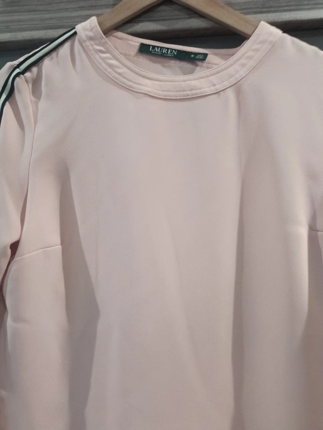 Lauren Pink Long Sleeve Blouse - Size M