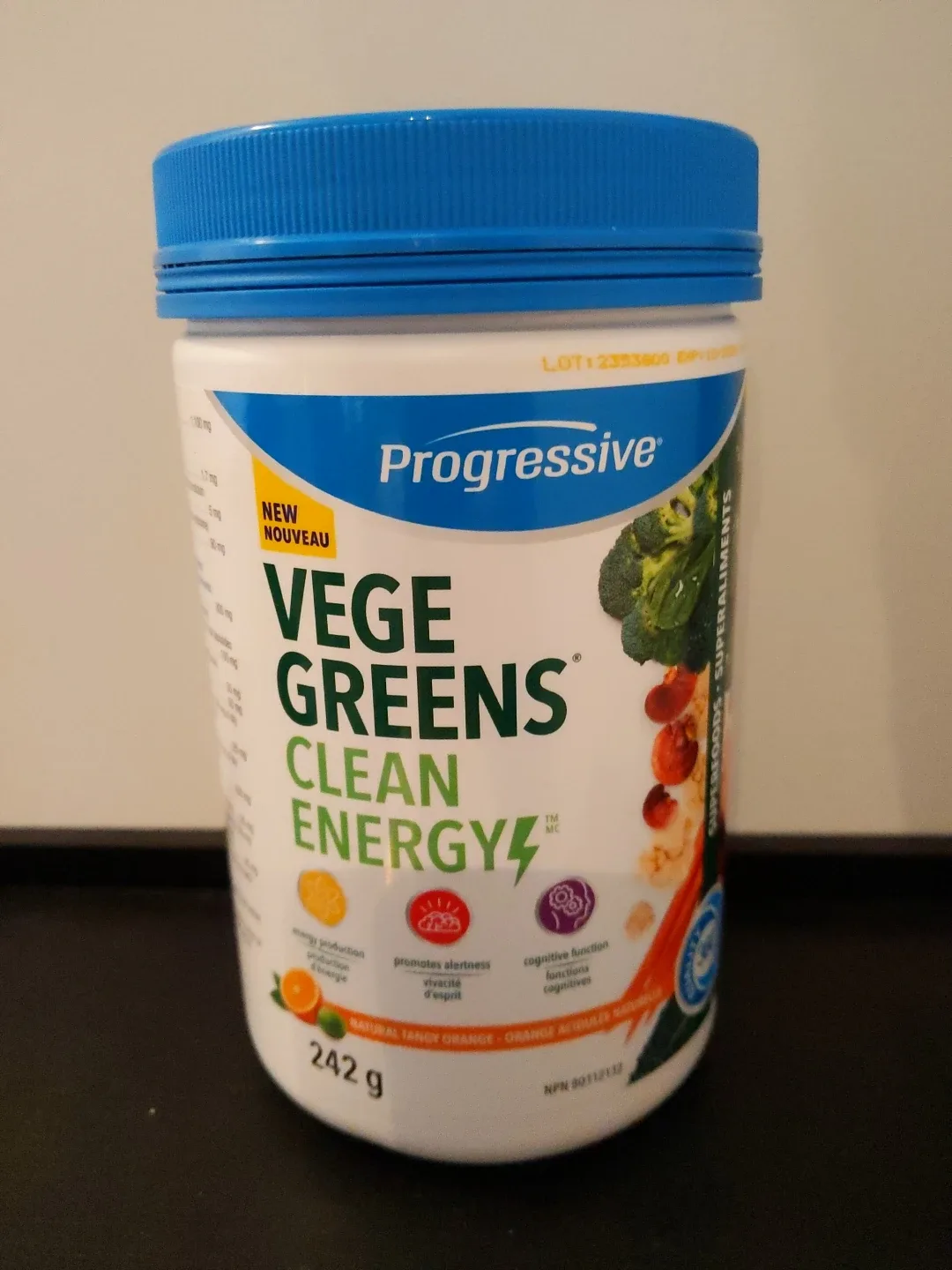 Progressive Vege Greens Clean Energy - 242g