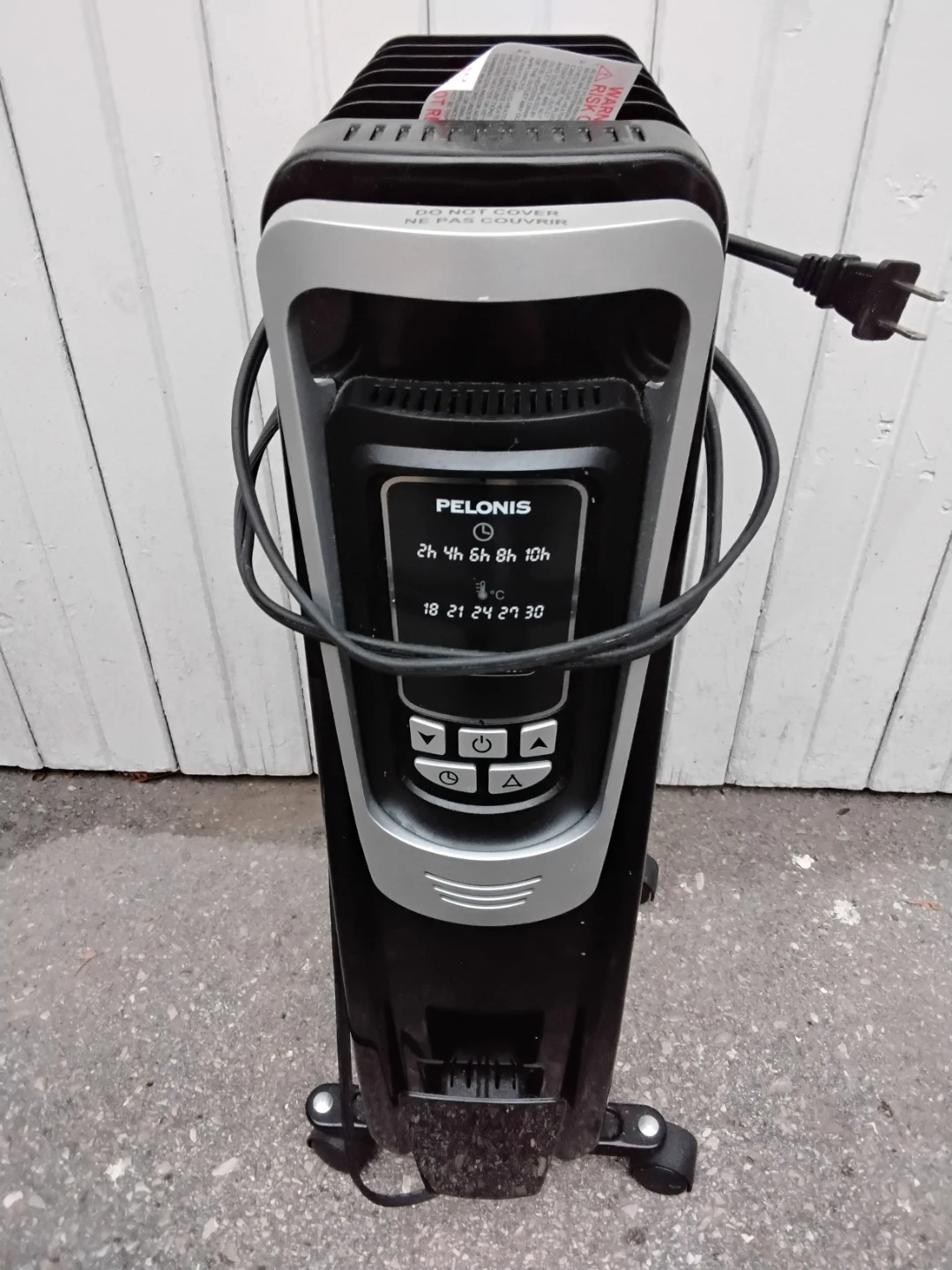 Pelonis Oil-Filled Radiator Plug-in Heater 🏡 NY1507-14A