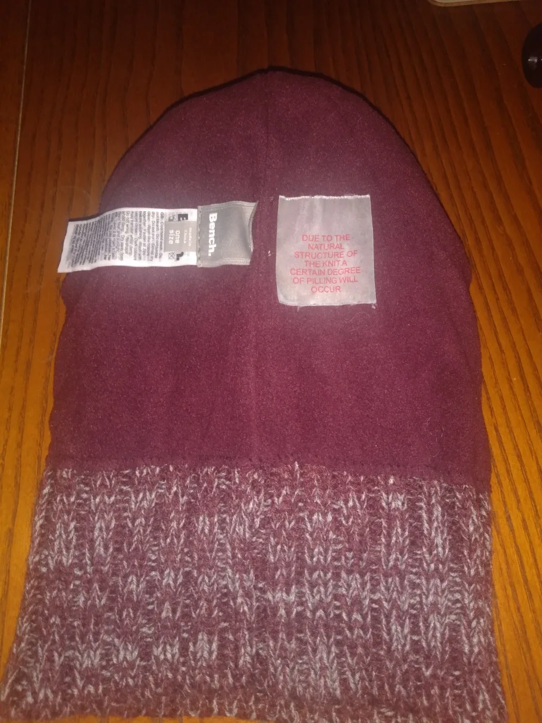 Bench. Knit Beanie - Burgundy image indicator(2)