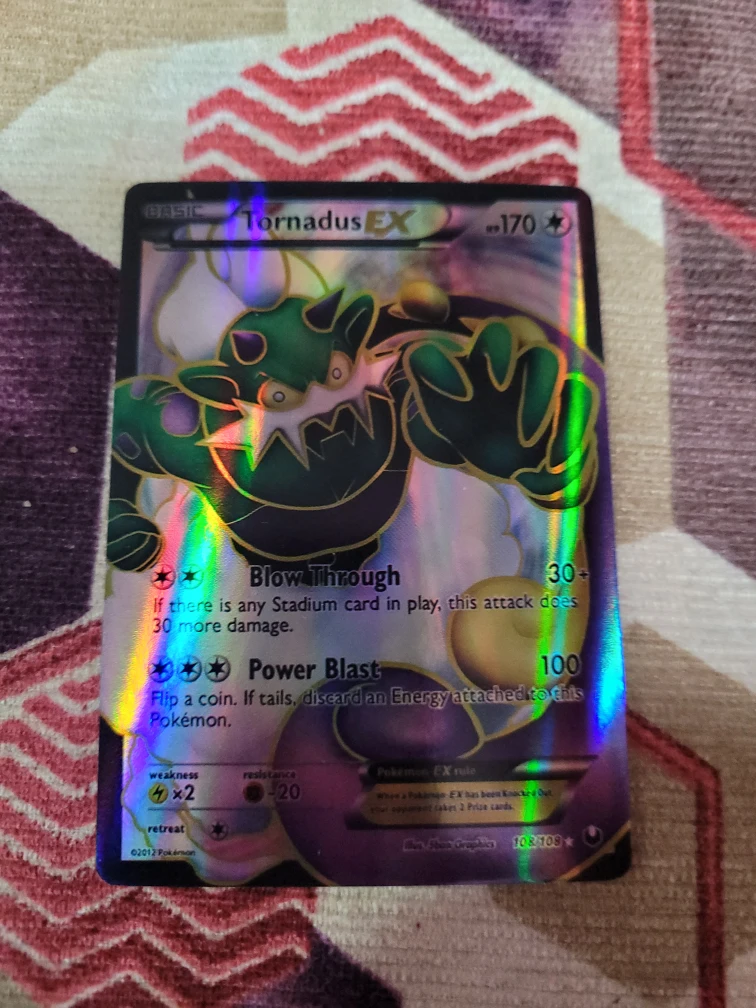 Pokemon Tornadus EX Card