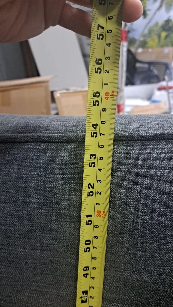 Grey Tufted Mattress (73x55in) image indicator(4)