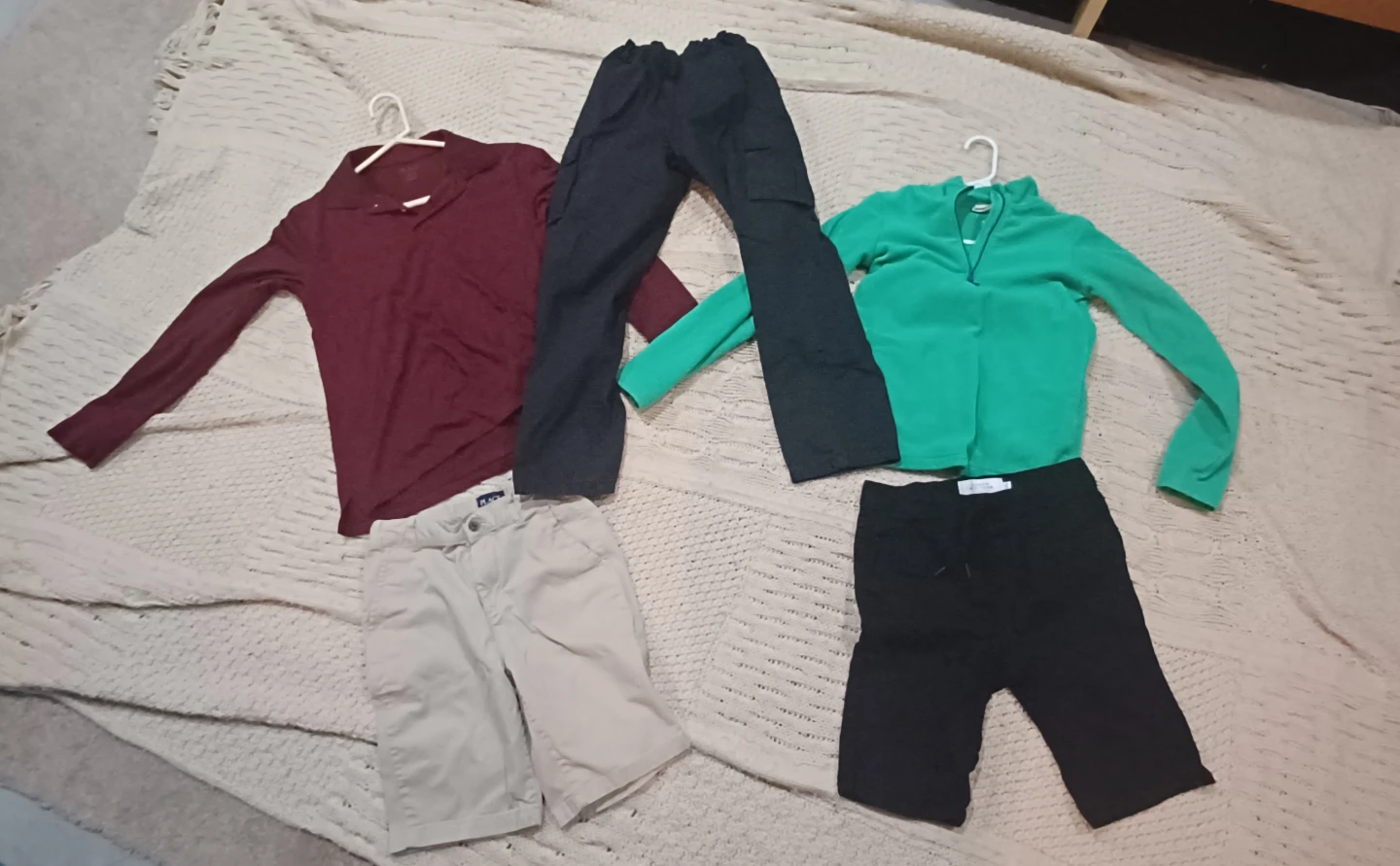 Boy's Clothing Bundle: Shirts & Shorts & Pants.