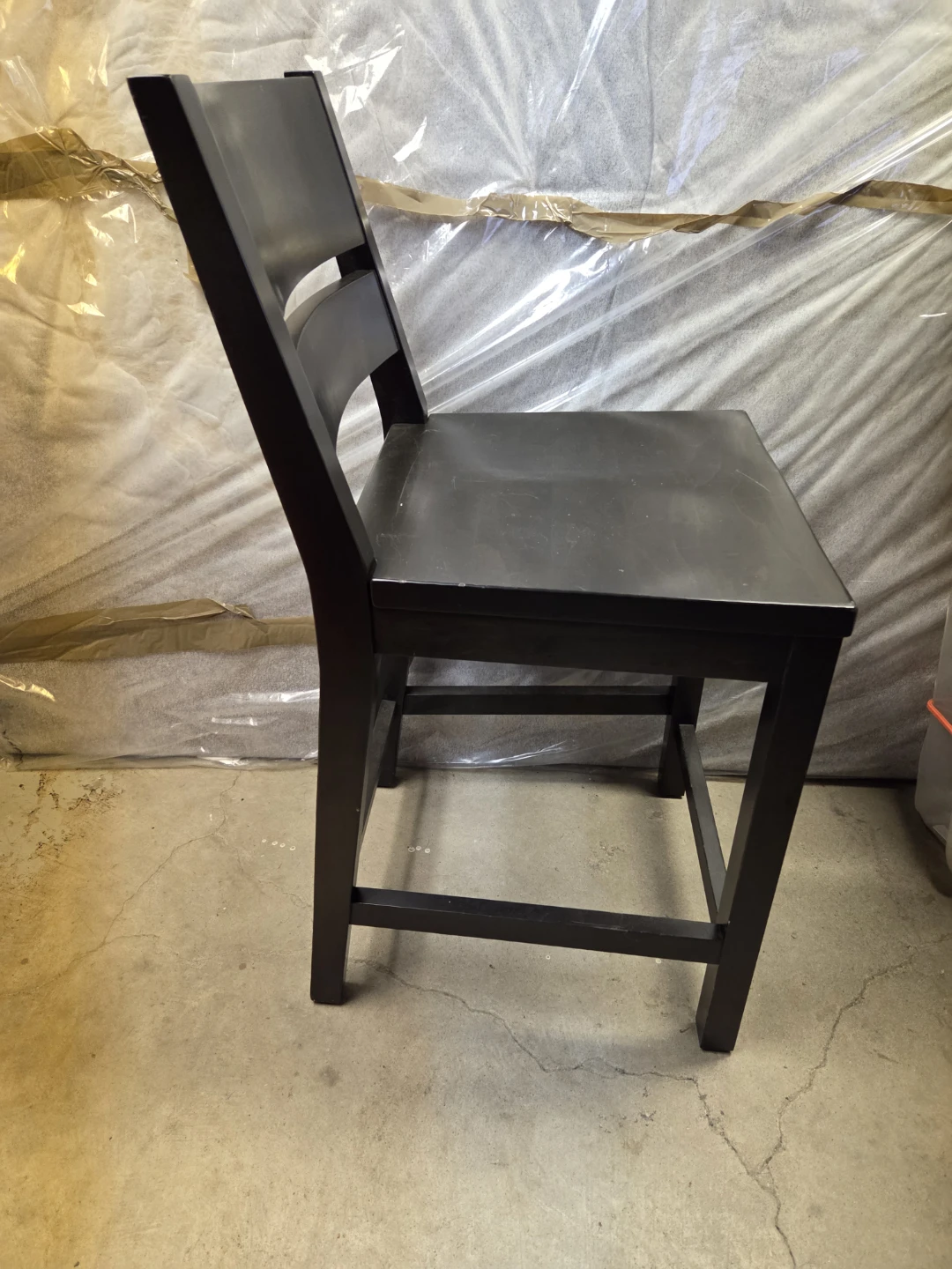(2) Solid Maple Wooden Bar Stools - photo 3